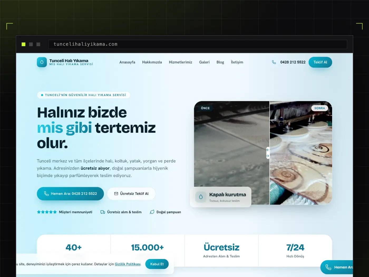 Yerel hizmet markası sitesi