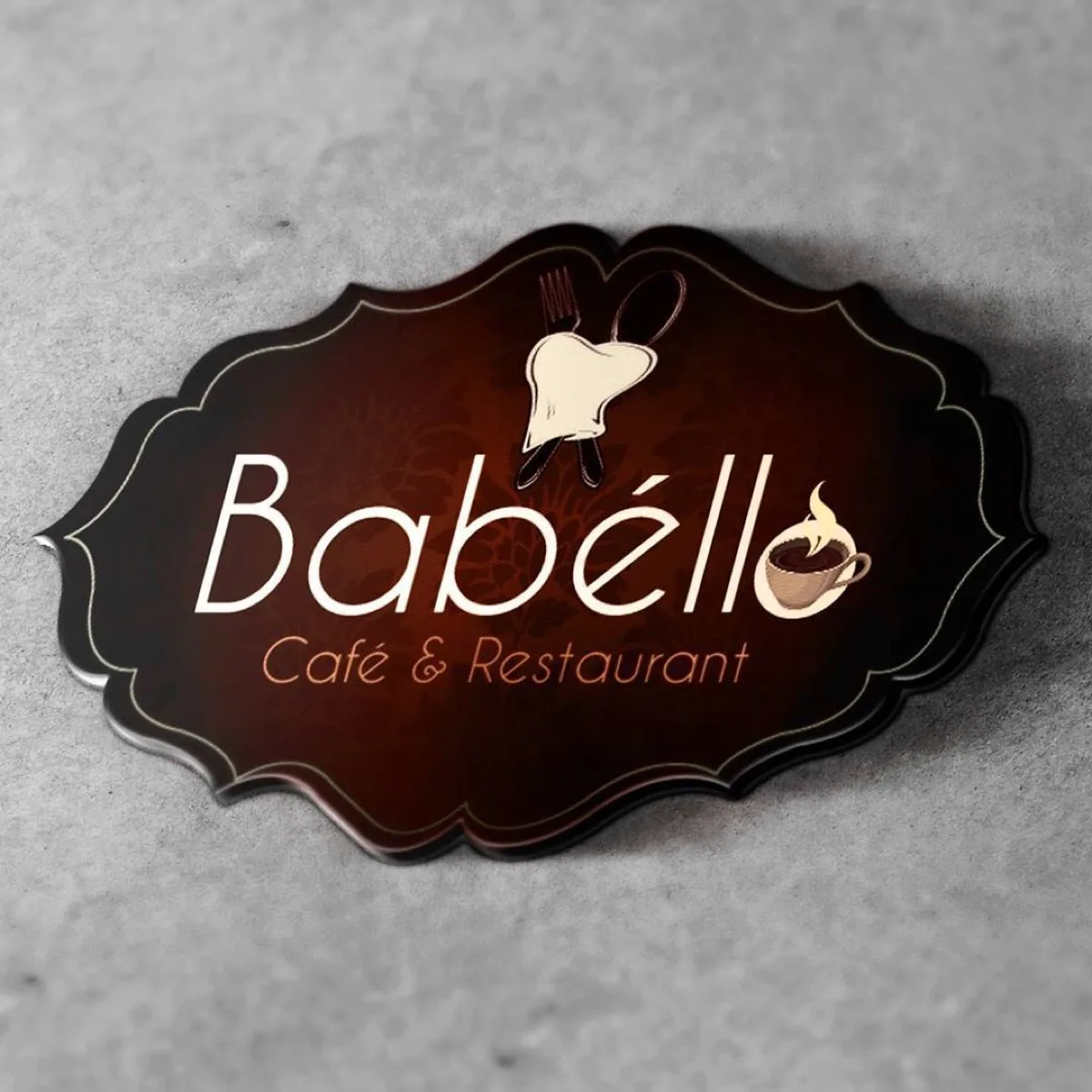 Babello Restaurant logo tasarımı