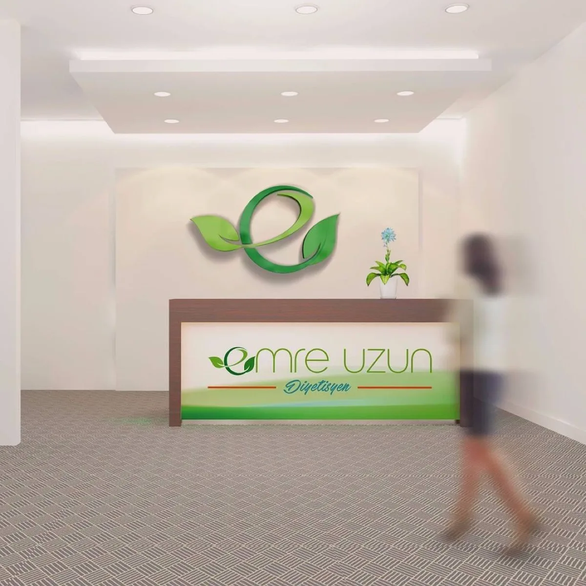 Diyetisyen Emre Uzun logo tasarımı